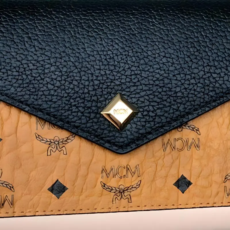 MCM Love Letter Crossbody Large Colorblock Visetos Cognac-2