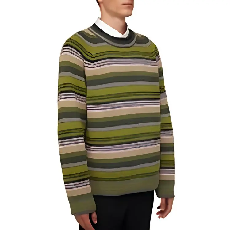KENZO Rue Vivienne Striped Wool Jumper-3