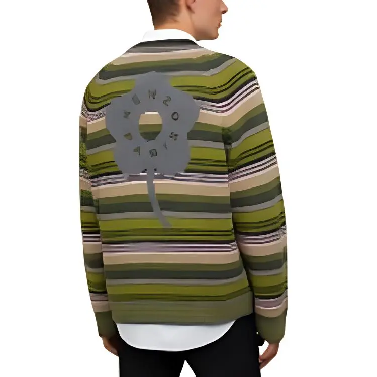 KENZO Rue Vivienne Striped Wool Jumper-4