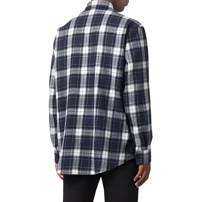 CELINE 2010s Checked Flannel Shirt-2