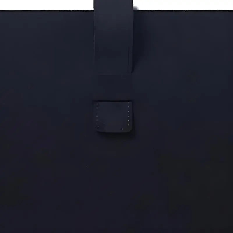 Snow Peak Artificial Leather Laptop Bag Unisex Black-1