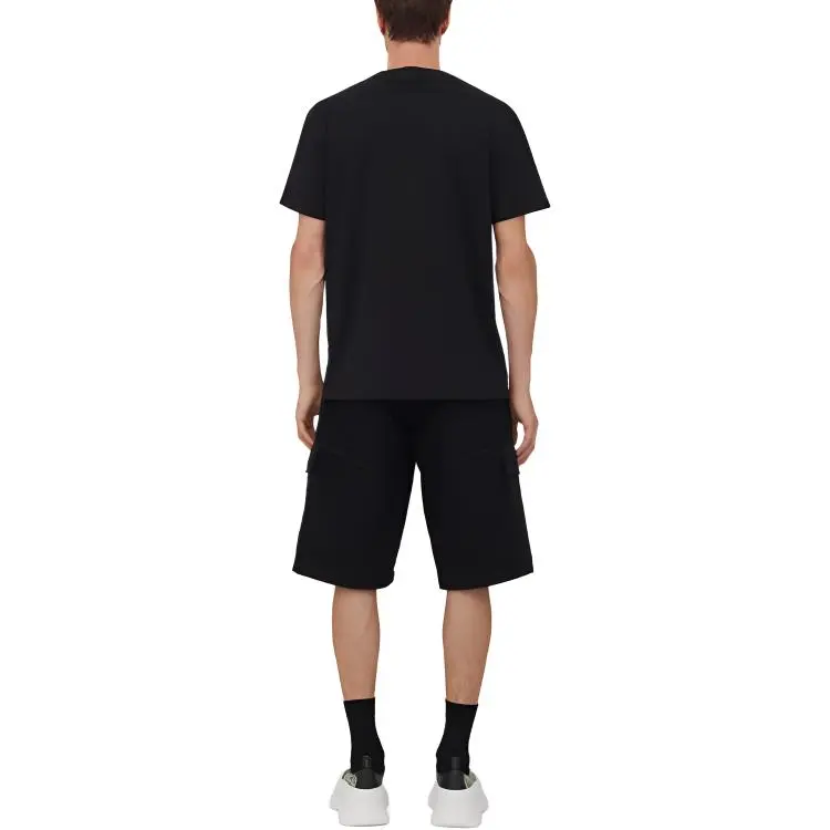 Alexander McQueen Hybrid Denim Straight Leg Shorts-2