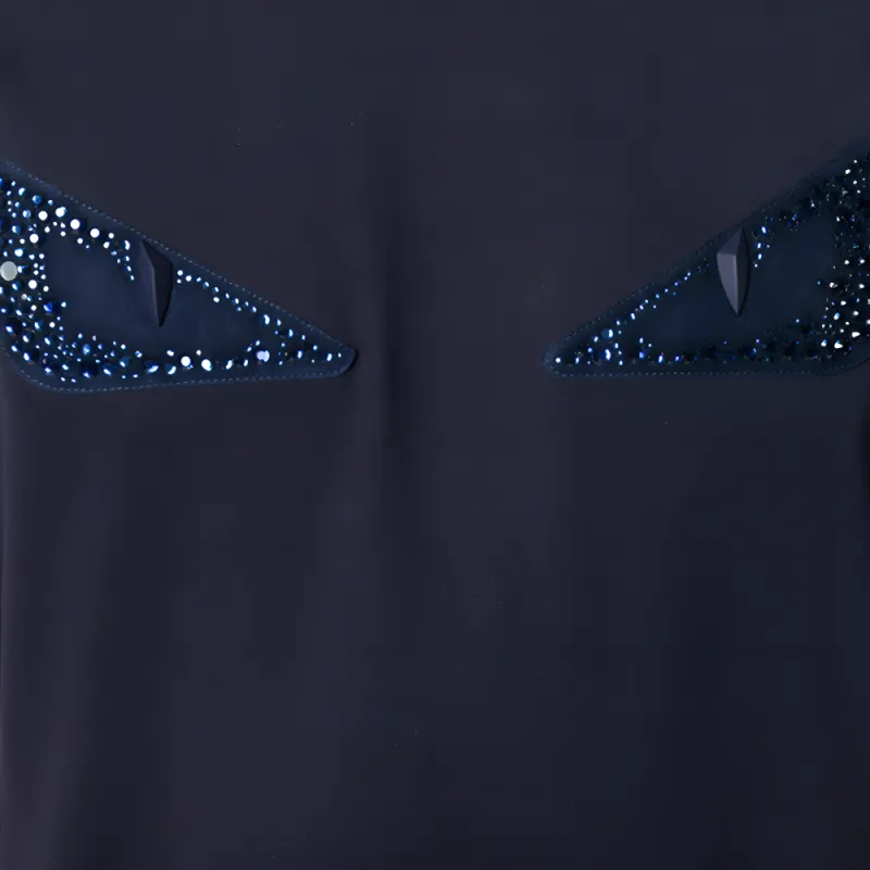 FENDI T-Shirts Men Dark Blue-4