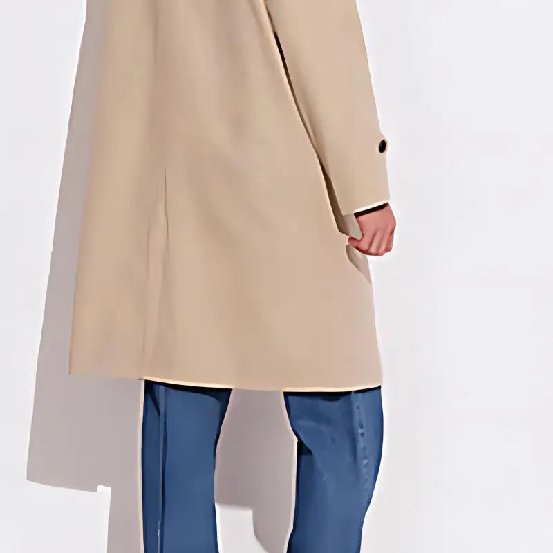 COACH Trench Coats Men Khaki-3