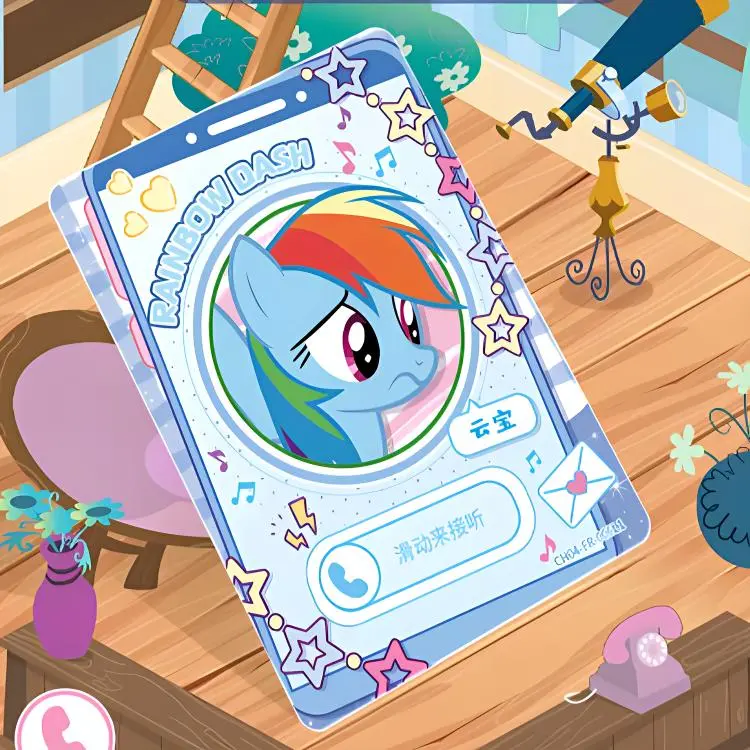 KAYOU My Little Pony, Eternal Friendship Card, Rainbow Bag, 4th Edition IP/Anime Cards 5 Pc/Bag-3