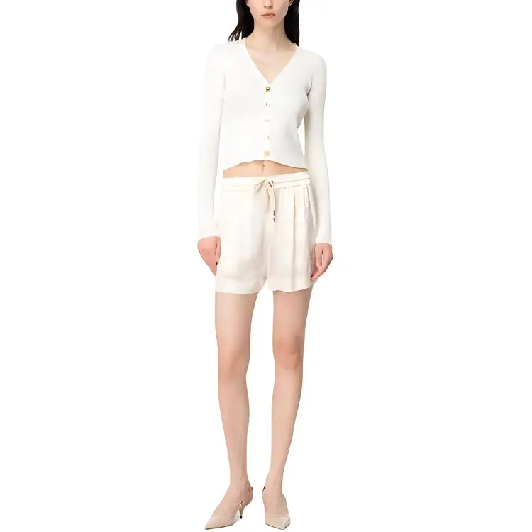 PINKO Love Birds contrasting Logo Cardigan-2