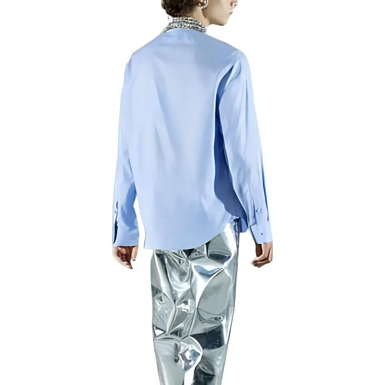 GUCCI Crystal embellished Collar Shirt-2