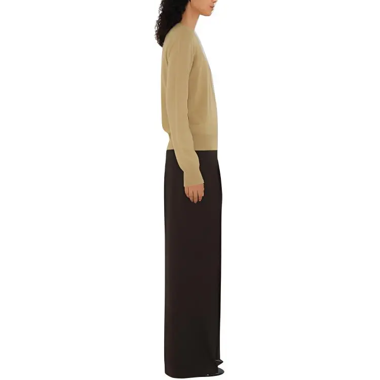Burberry Logo embroidered Cashmere Jumper-3