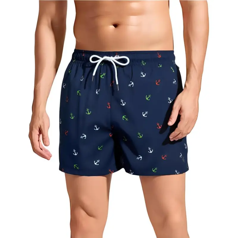GAILANG Summer Three Quarter Beach Shorts Men's-3