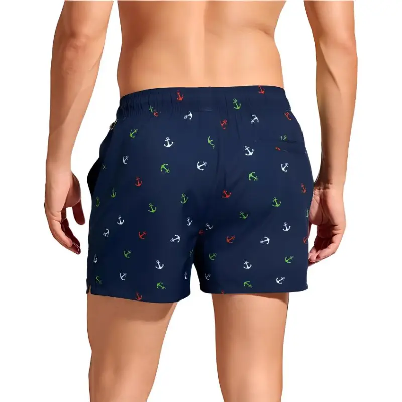 GAILANG Summer Three Quarter Beach Shorts Men's-4