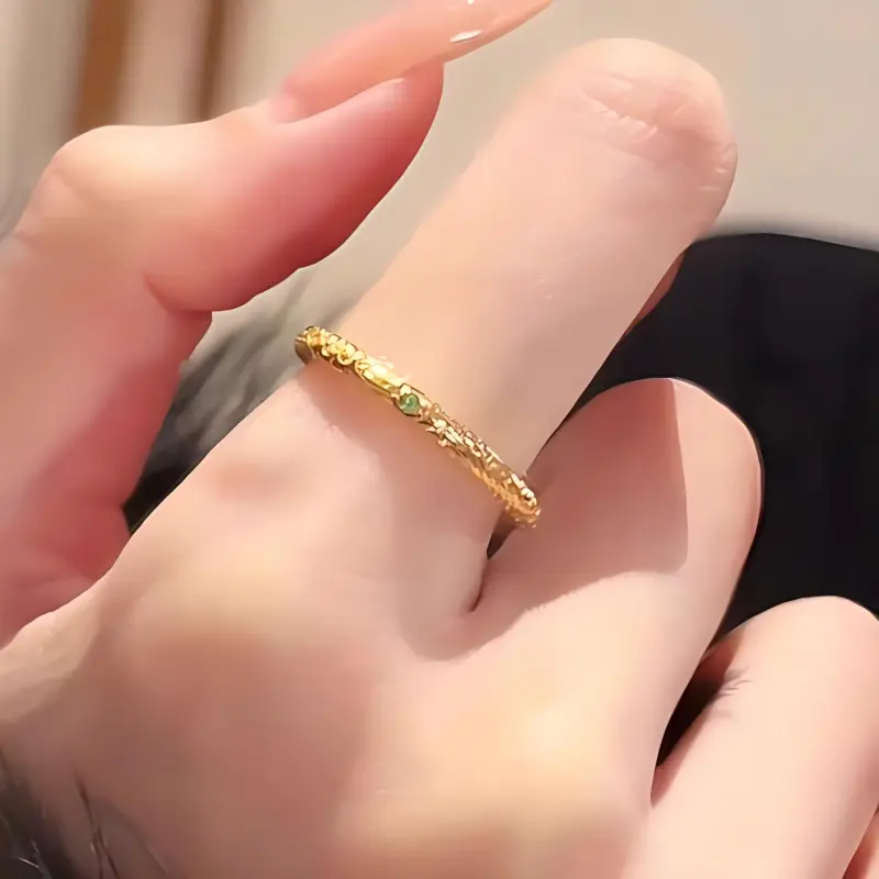 Moon Jewelry Alloy Rings Unisex-5