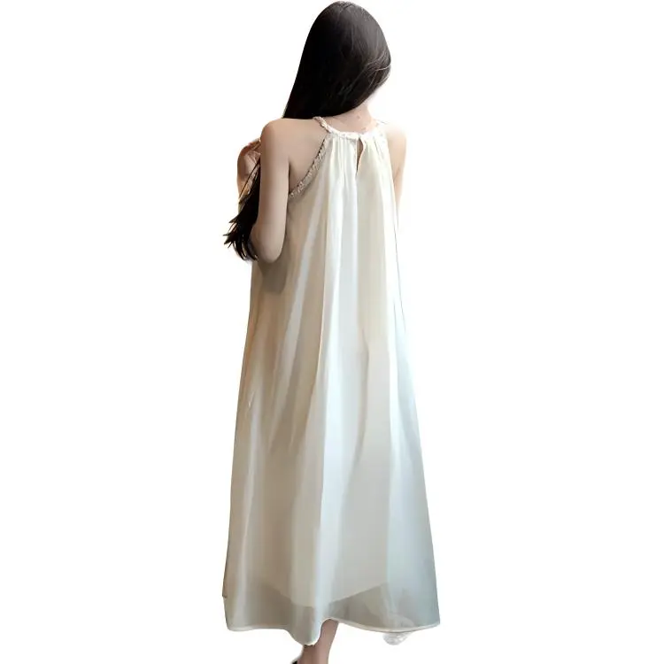 ZCDECO Slip Dress Women's Apricot-0