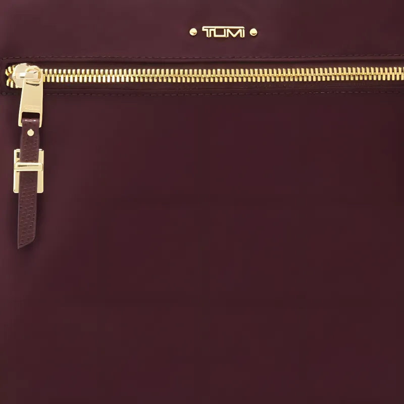 TUMI Voyageur Nylon Shoulder Bag Crossbody Bag Women's Beet Red-4