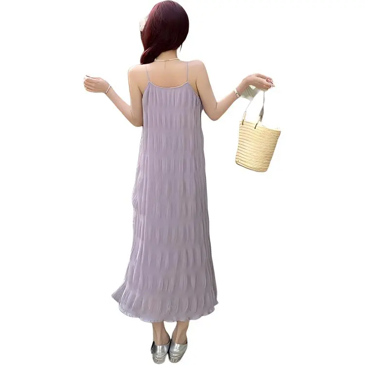 ZCDECO Slip Dress Women's Purple-0