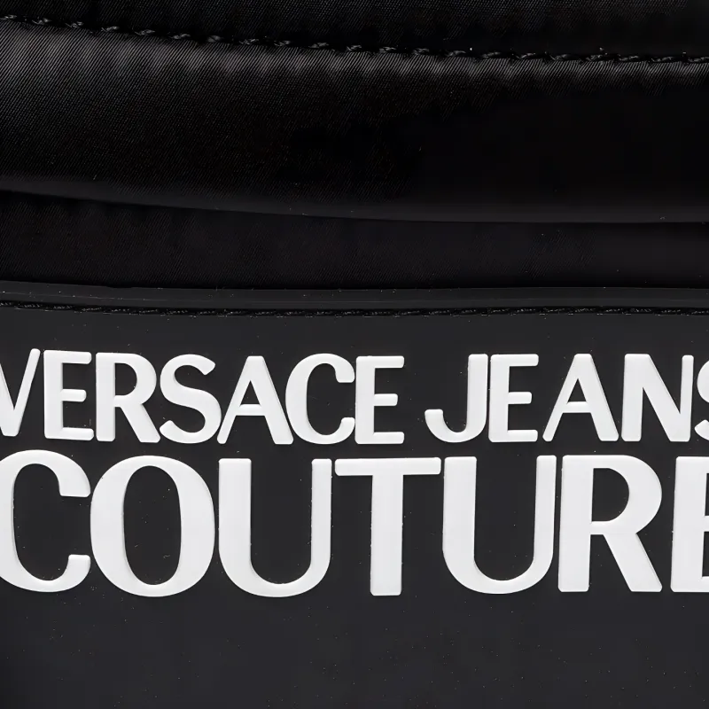 VERSACE JEANS COUTURE Fabric Backpack Mini Women's Black-3