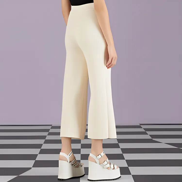 GUCCI SS23 Casual Pants Women's Light Yellow-3