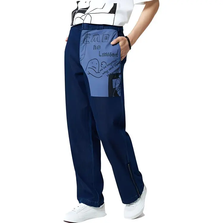 Dickies Casual Pants Unisex Dark Marine Blue-4