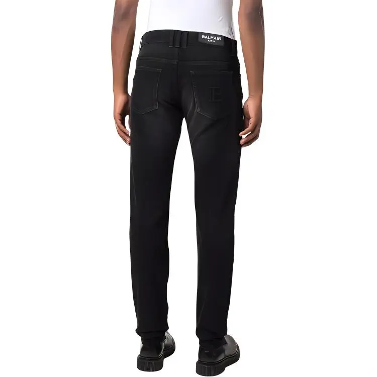 BALMAIN Embossed logo Slim fit Jeans-2