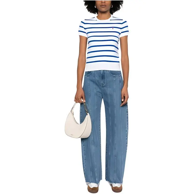 Polo Ralph Lauren Striped Knitted Crewneck Top-1