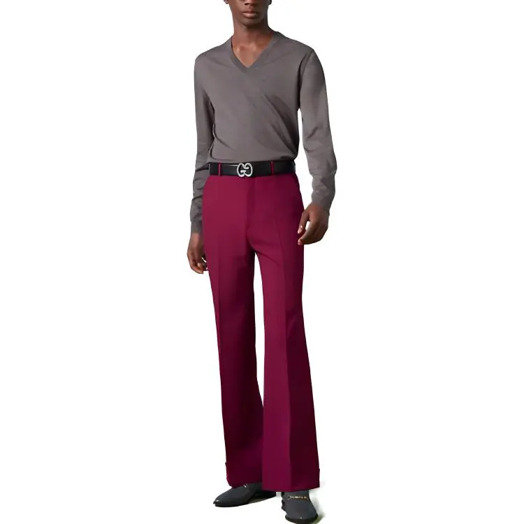 GUCCI Horsebit detail Mélange Jumper-1