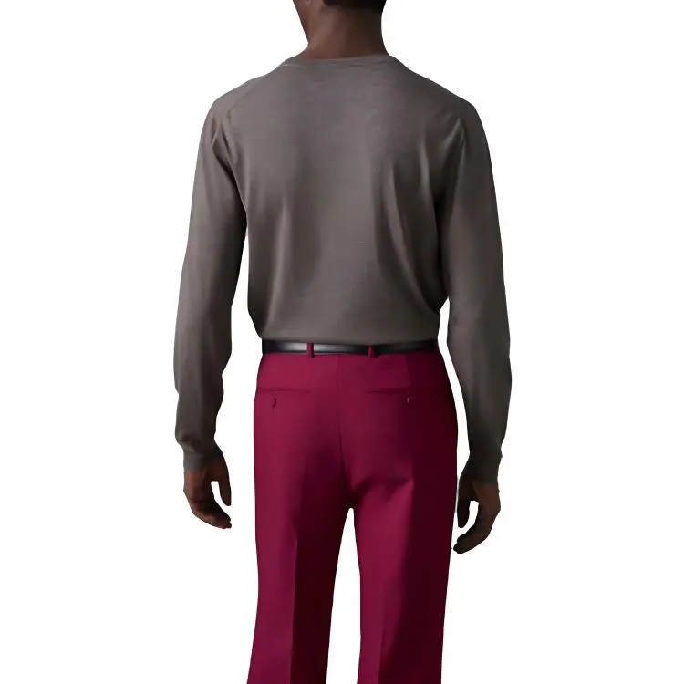 GUCCI Horsebit detail Mélange Jumper-2