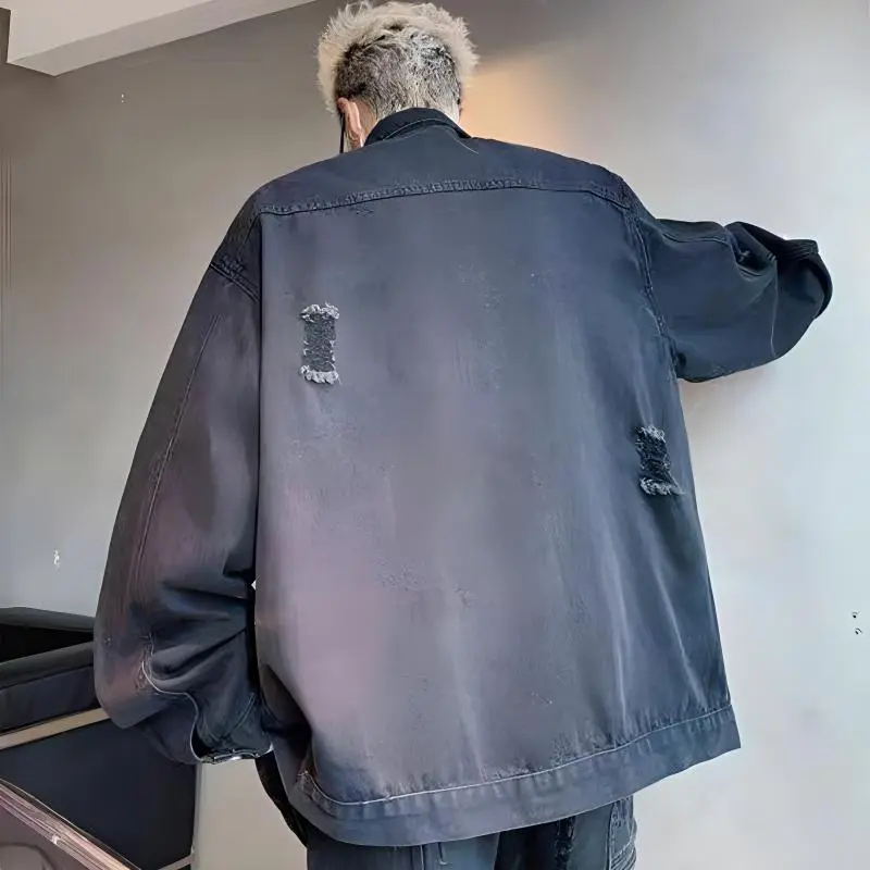 TESTUNG Denim Jackets Unisex-2