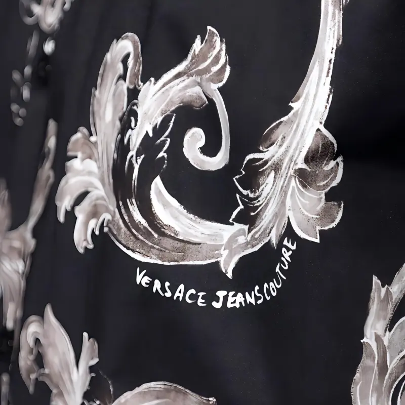 VERSACE JEANS COUTURE Baroque Print Long Sleeved Shirt-4