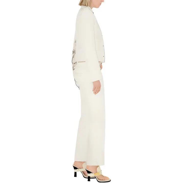 Burberry Daisy Silk Blend Tailored Jacket-3