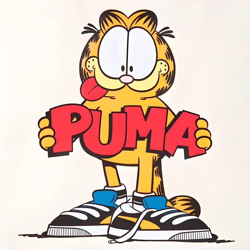 PUMA GARFIELD SHOPPER Canvas Handbag Regular Unisex White-3