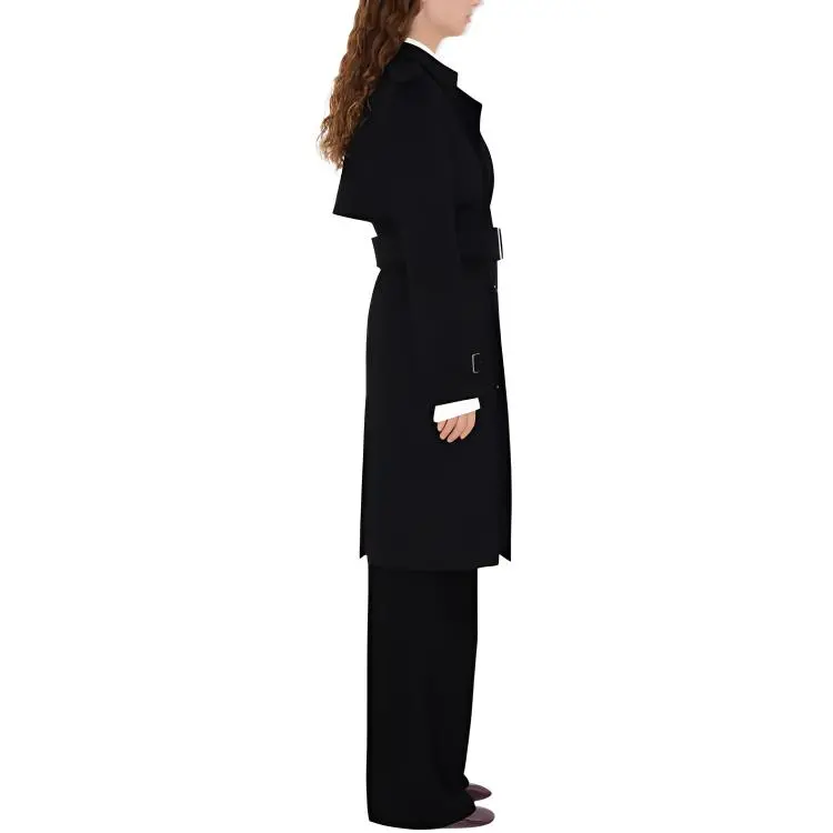 Burberry Trench Coat Women's Black-3