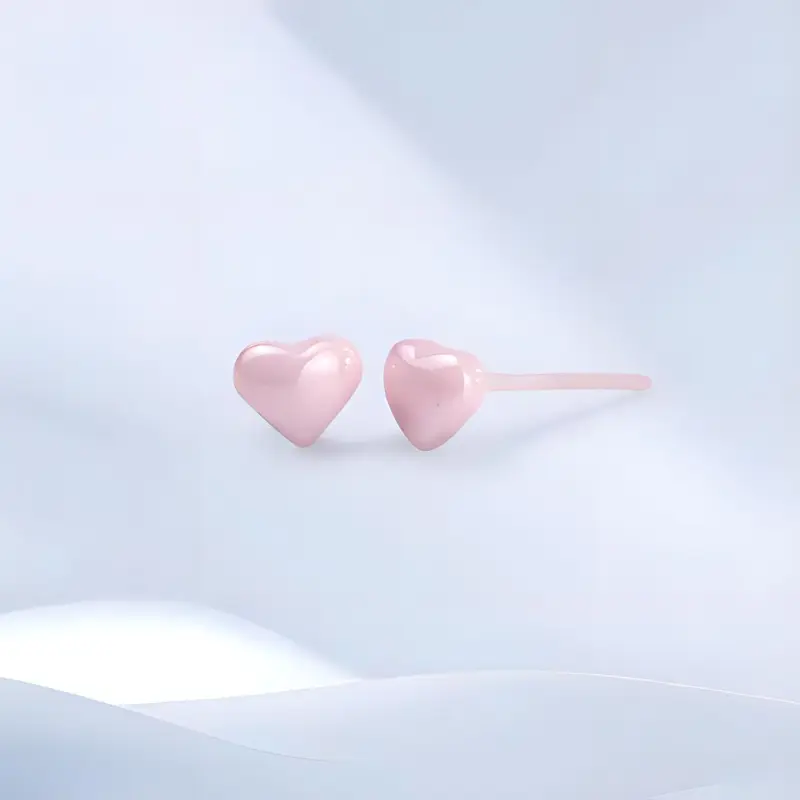 SHEEHHYY Ceramic Stud Earrings Women's-1