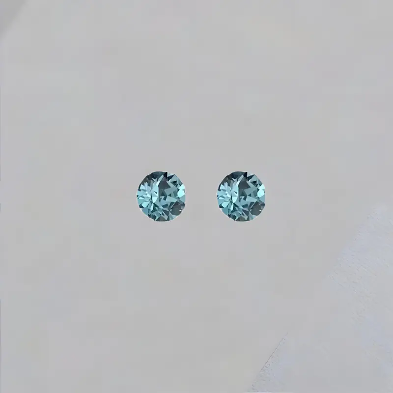 QIANFANGDAHUANGYE Zircon Stud Earrings Women's-3