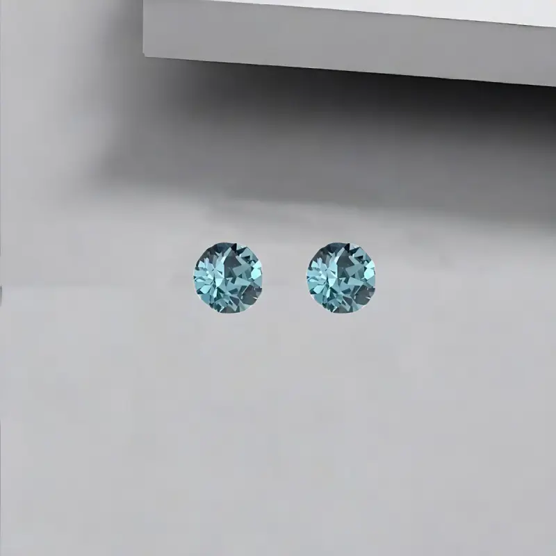 QIANFANGDAHUANGYE Zircon Stud Earrings Women's-2
