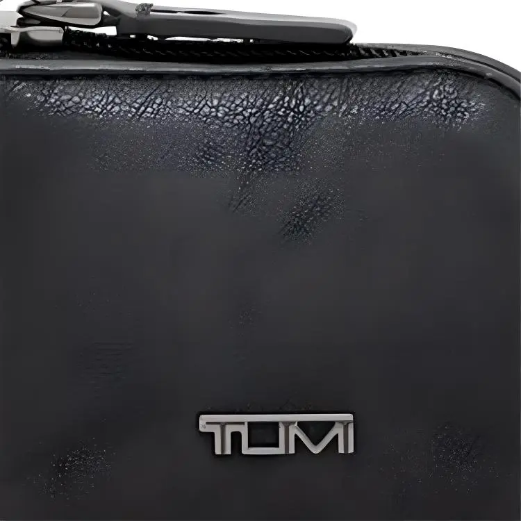 TUMI Cow Leather Clutch Extra Small Unisex Black-4
