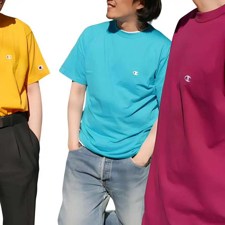 Champion T Shirt Unisex Sky Blue-4