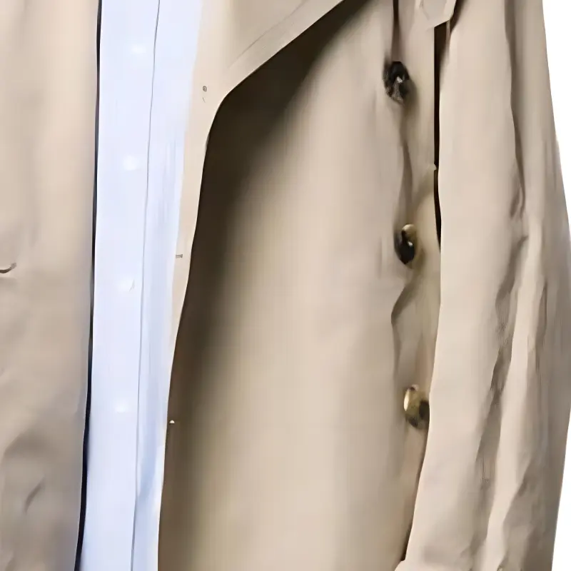 Valentino Trench Coats Men Khaki-2