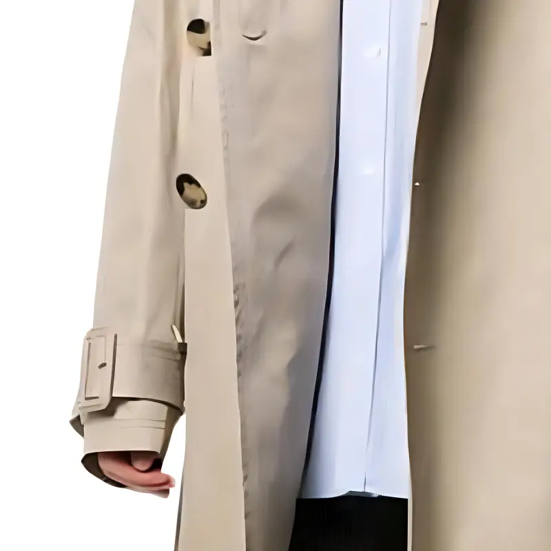 Valentino Trench Coats Men Khaki-3