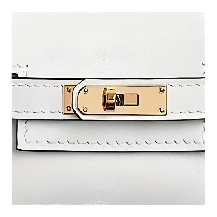 HERMES Kelly Swift Calfskin Bag Pendant Merch Women's 0U New White-1