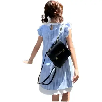 KKX Short Sleeved Dresses Women's Blue