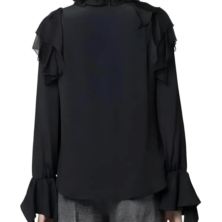 PINKO Ruffled Detailed Blouse-2