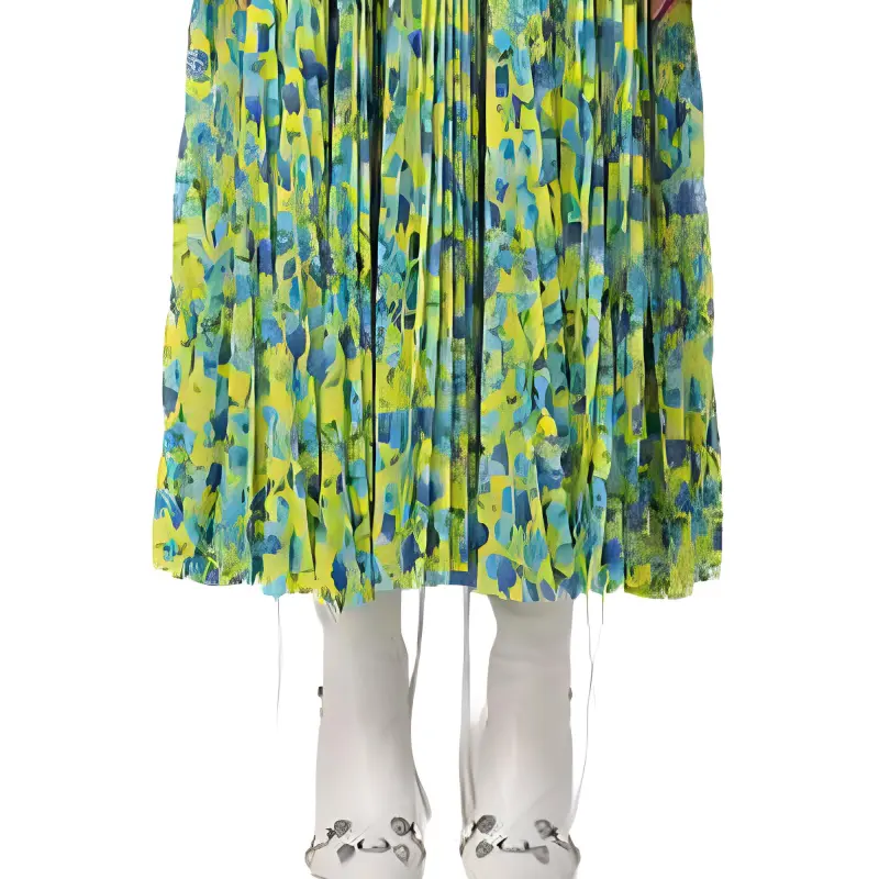Balenciaga Sleeveless Dress Women's Green-4