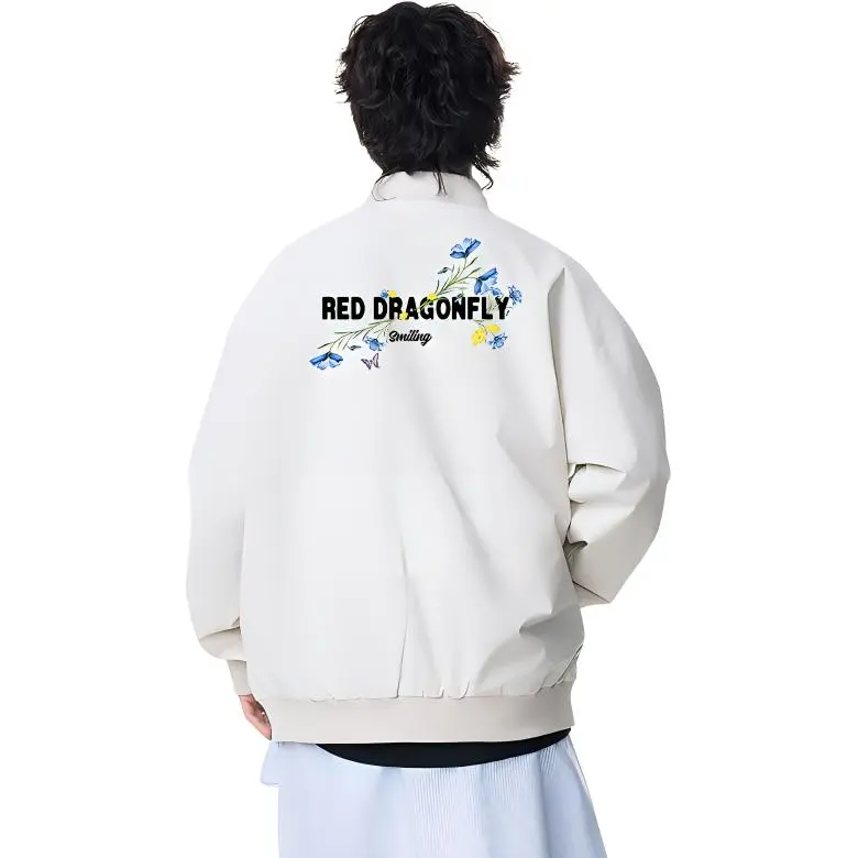 RED DRAGONFLY Jacket Unisex White-2
