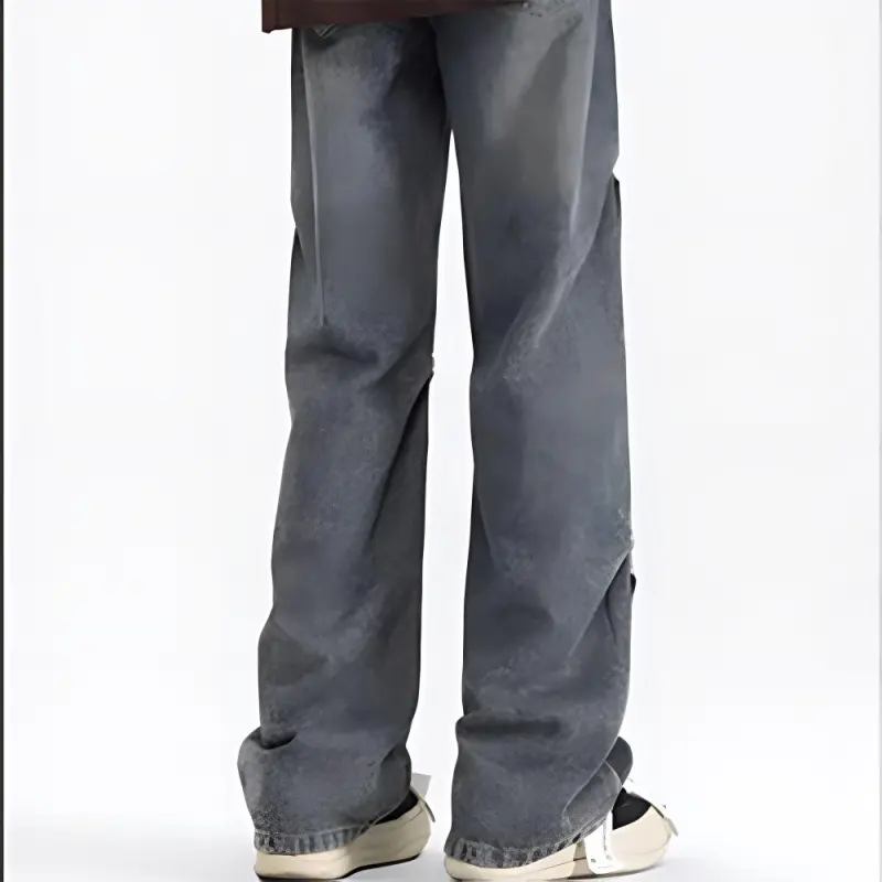 PAINT STAIN Jeans Unisex Dark Purple-63