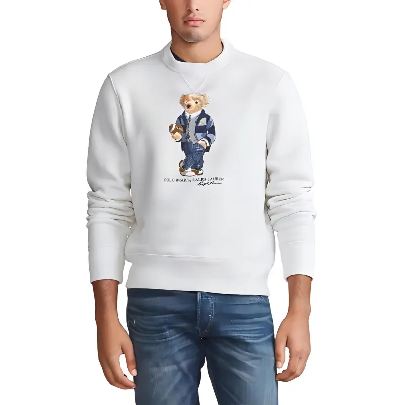 Polo Ralph Lauren FW23 Sweatshirt Men's White-1