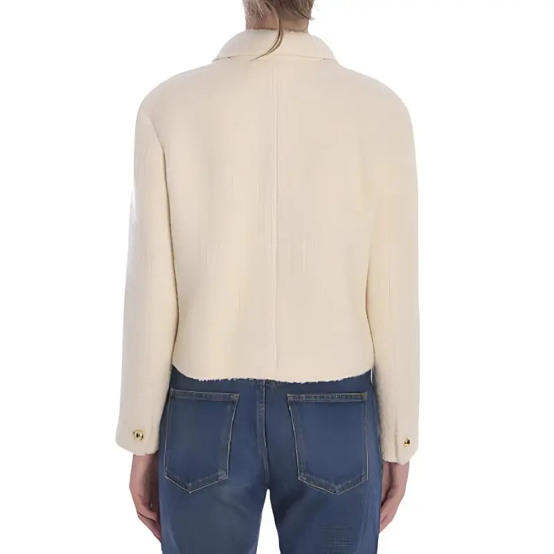 CELINE Chasseur Jacket In Mohair Wool Tweed-1