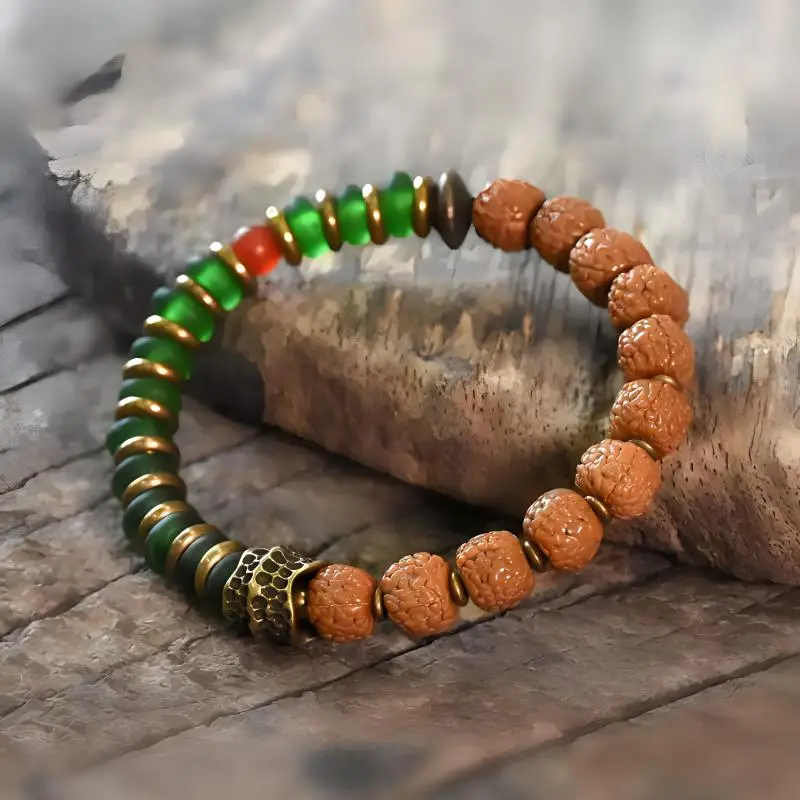 MUXIANG Colored Glaze Bracelets Unisex-1