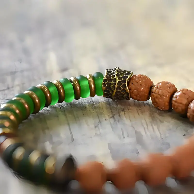 MUXIANG Colored Glaze Bracelets Unisex-2