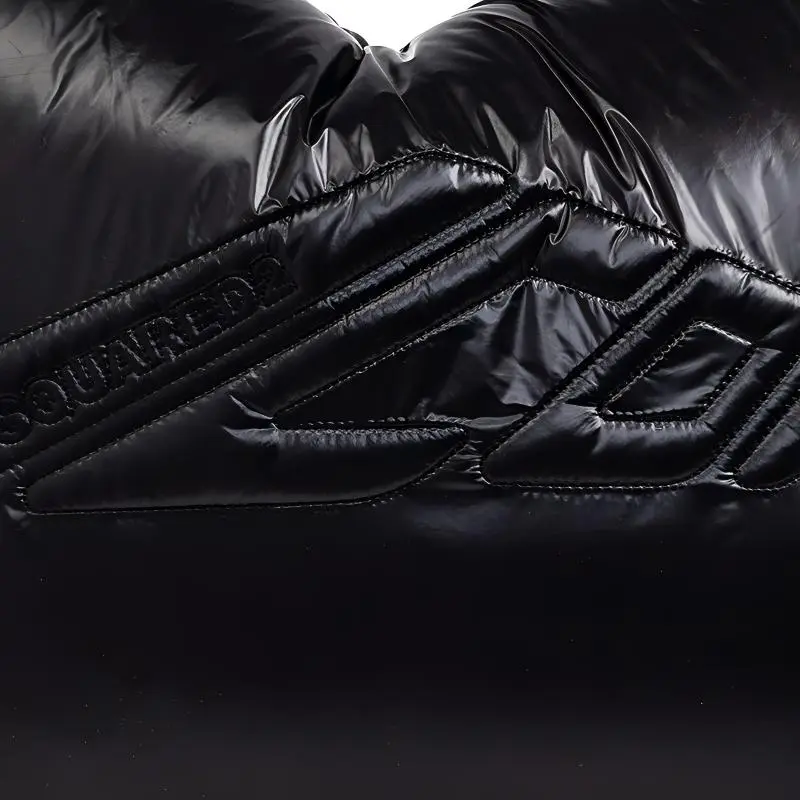 DSQUARED 2 Logo Patch Padded Shoulder Bag-3