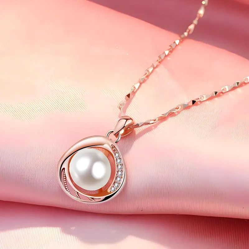KEMLAIDA 999 Fine Silver Necklaces Women's-3
