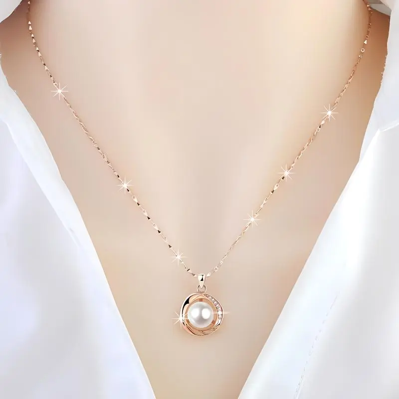 KEMLAIDA 999 Fine Silver Necklaces Women's-1